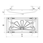 Vanička na odvod kondenzátu Tecnosystemi 850 x 400 - Obrázek 2